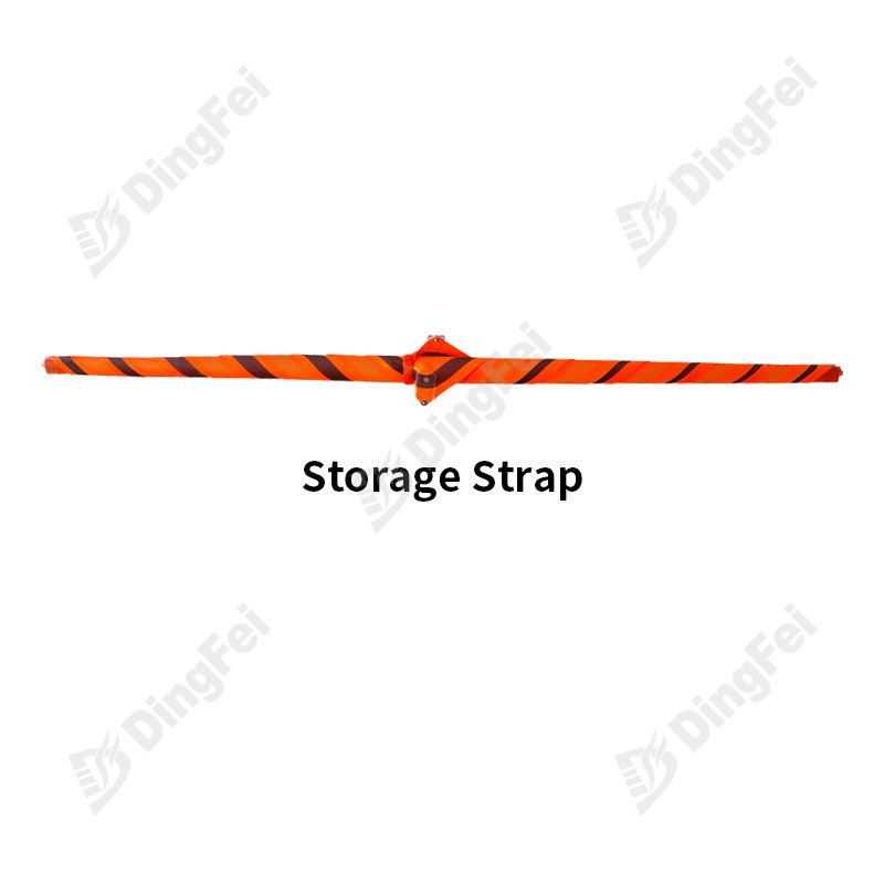 Uneven Lanes Roll Up Traffic Sign - 